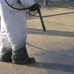 New York City protective roof coatings over foam